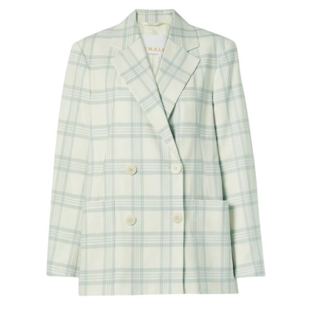 Remain Birger Christensen Checked Multicolor Rumer Blazer Size 2